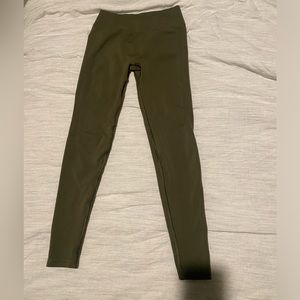 Alphalete Olive green leggings. Size medium